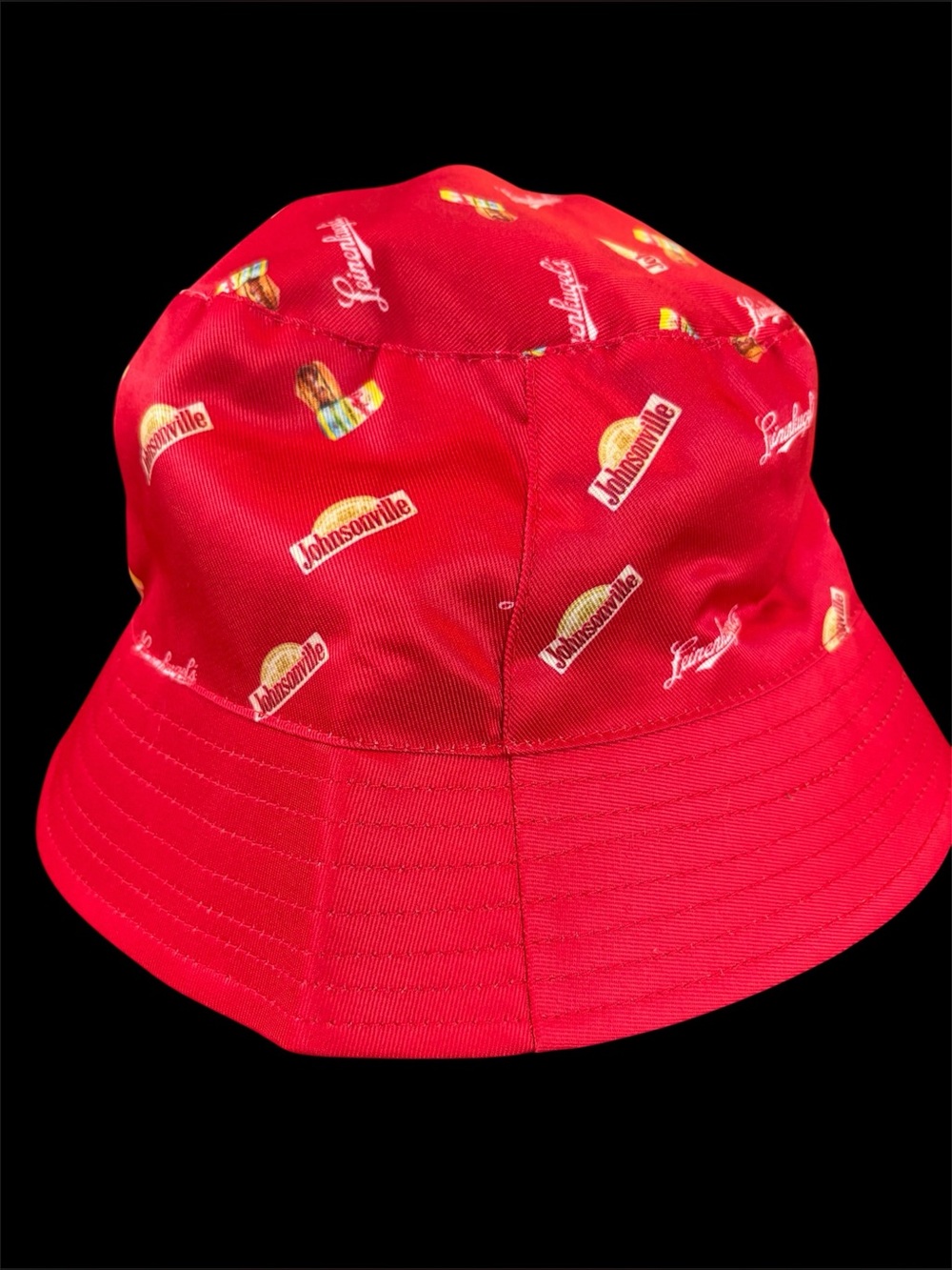 Leinenkugel Beer & Johnsonville Brats Collaborative Bucket Hat - Reversible